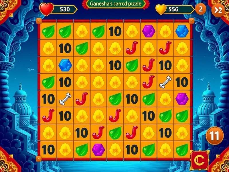 Gameplay of Ganesha's Sacred Puzzle Ganesha's Sacred Puzzle Gameplay